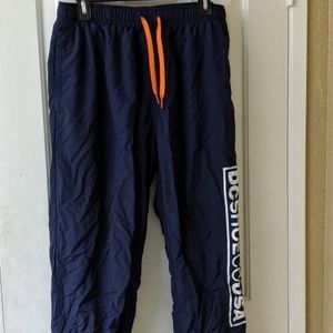 DC blue/orange tracksuit bottoms size L